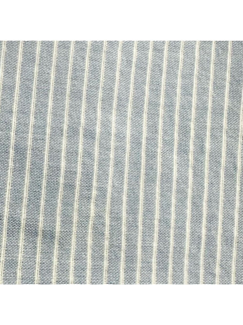 H&M L.O.G.G. Light Blue & White Stripe 100% Cotton Mini Shirt Dress - Picture 4 of 9